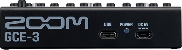 Zoom GCE-3 Guitar Lab Circuit Emulator Pedal USB Audio Interface, New, Rear