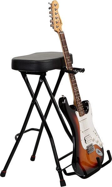 Gator GFW-GTRSTOOL Guitar Stool with Guitar Stand, New, Action Position Back