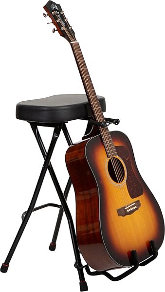 Gator GFW-GTRSTOOL Guitar Stool with Guitar Stand, New, Action Position Back