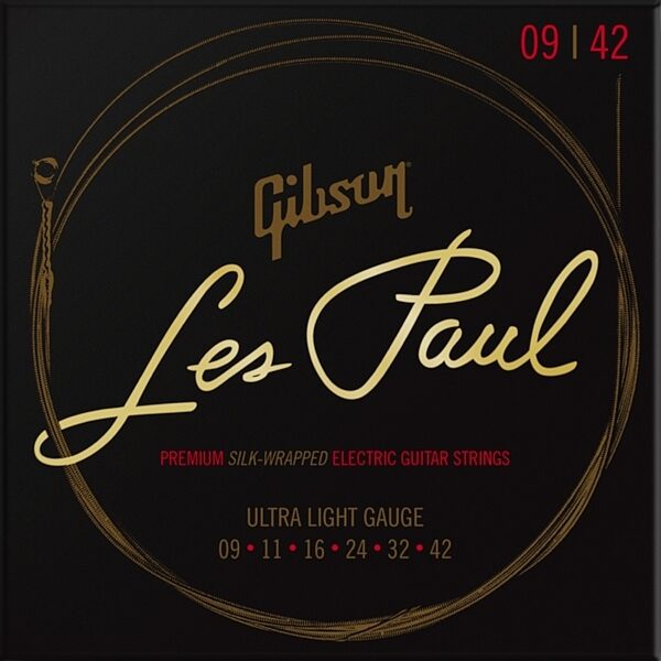 Gibson Les Paul Premium Electric Guitar Strings, 9-42, Ultra Light, view