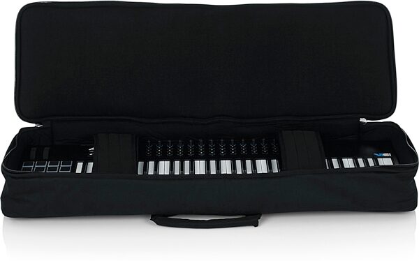 Gator GKB-61 Slim Keyboard Gig Bag, 61-Key, Action Position Back