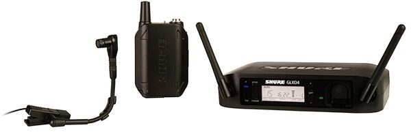 Shure GLXD14/B98 Digital Wireless Beta98HC Instrument Microphone System, Band Z2 (2.4 GHz), Main