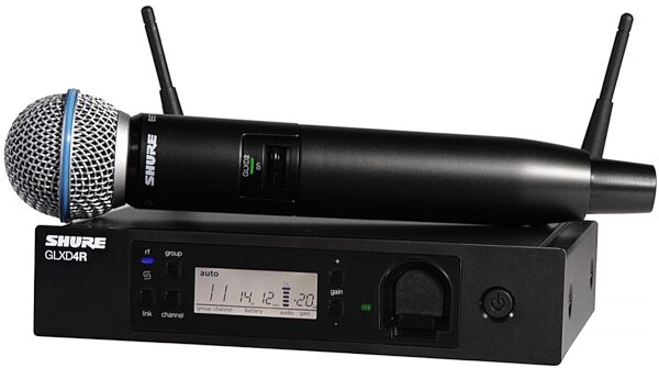 Shure GLXD24R/B58 Wireless Handheld Microphone System, Main