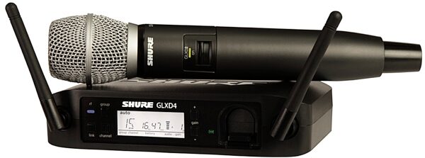 Shure GLXD24/SM86 Digital Handheld Wireless SM86 Microphone System, Band Z2 (2.4 GHz), Main