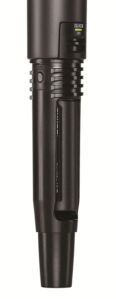 Shure GLXD24/SM58 Digital Handheld Wireless SM58 Microphone System, Band Z2 (2.4 GHz), Blemished, Battery Access