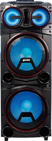 Gemini GMAX6000 LED Party PA Speaker, New, Action Position Back