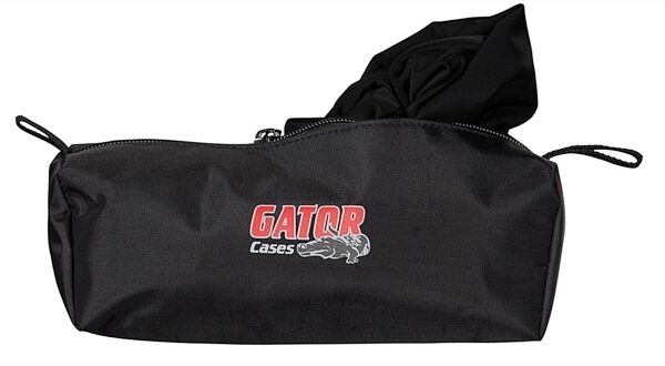 Gator Double Sided Speaker Stand Cover, Black, Blemished, View 5
