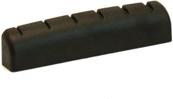 Graph Tech PT-6011-00 Black Tusq XL Slotted Nut, 43mm, Action Position Back