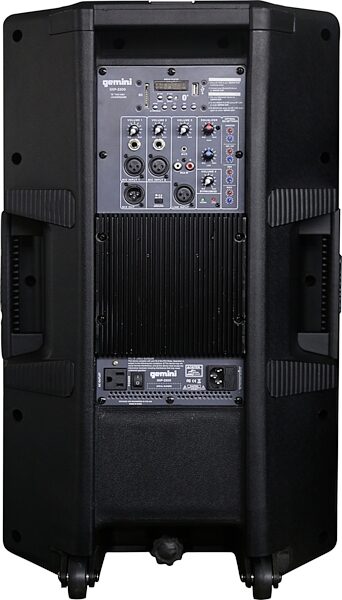 Gemini GSP-2200 Active Powered Loudspeaker (2200 Watts), New, Action Position Back