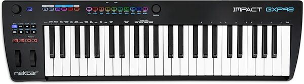 Nektar Impact GXP49 USB MIDI Keyboard Controller, 49-Key, New, Action Position Back