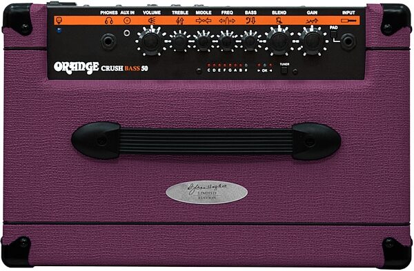 Orange Glenn Hughes Crush Bass 50 Combo Amplifier (50 Watts, 1x12"), New, Action Position Back