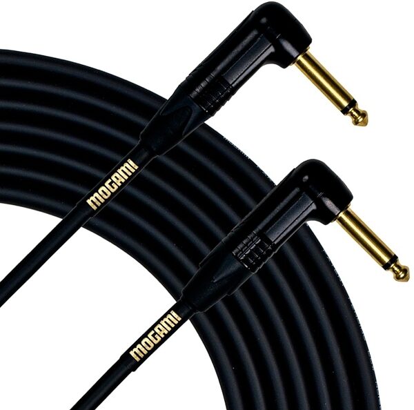 Mogami Gold Instrument Cable with Right Angle Ends, 10', Main