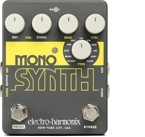Electro-Harmonix Guitar Mono Synth Pedal, New, Main