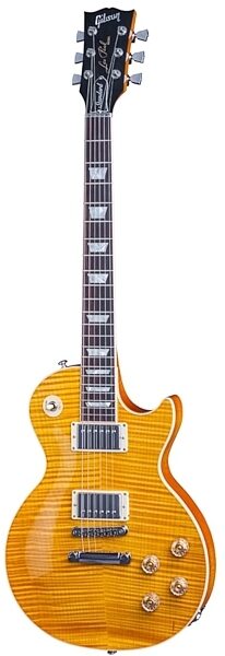 Gibson 2016 HP Les Paul Standard Plus Electric Guitar (with Case), Transparent Amber