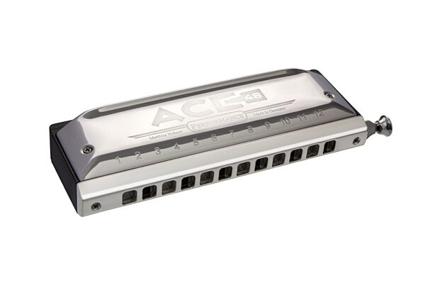 Hohner Ace 48 Chromatic 12-Hole Harmonica, New, view