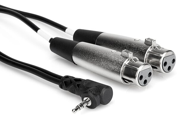 Hosa 1/8" to Dual XLR Female Stereo Breakout Cable, 2', CYX-402F, Main