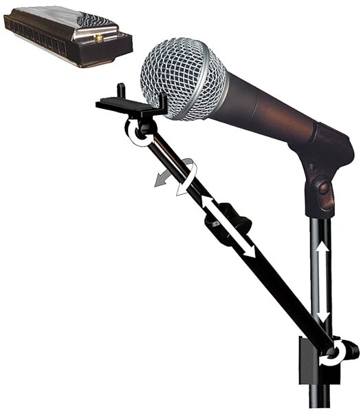 HarpArm HA16 Microphone Stand Harmonica Holder zZounds