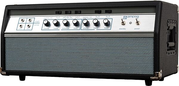 Ampeg Heritage 50th Anniversary SVT Bass Amplifier Head (300 Watts), New, Angle-Right