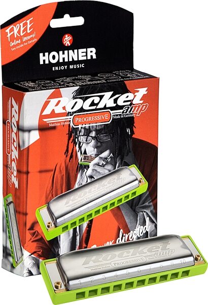 Hohner Rocket Amp Pro Pack, 3-pack, Keys of C, G, A, Box