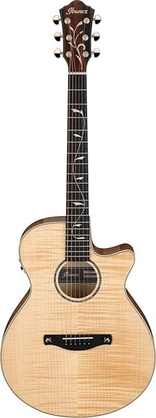 Ibanez AEG750 Acoustic-Electric Guitar, Natural High Gloss, view