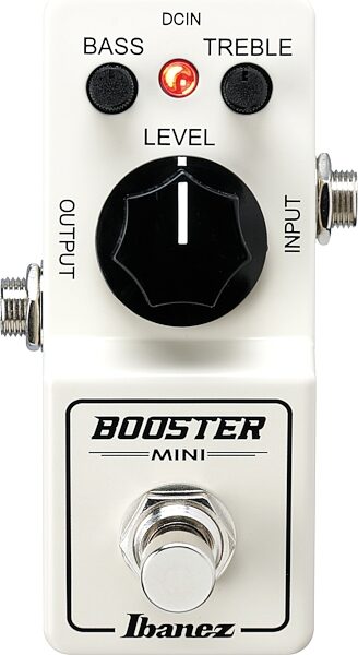Ibanez Mini Booster Pedal, New, Action Position Back