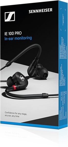 Sennheiser IE 100 PRO Dynamic In-Ear Monitor Headphones, Black, Box