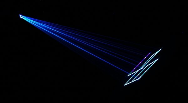 Blizzard Pocket Rocket II Laser Effect Light, New, Action Position Back