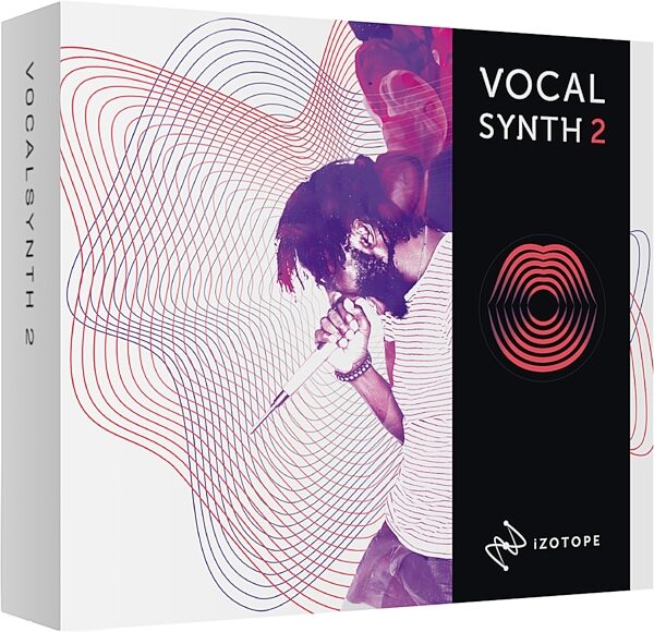iZotope VocalSynth 2 Vocal Effect and Harmony Plug-in Software, Boxed, Action Position Back