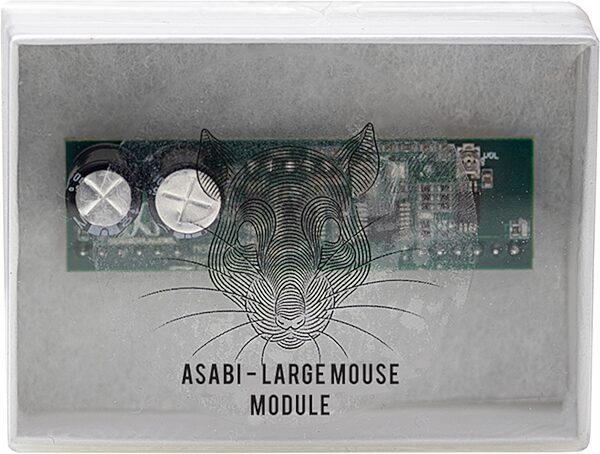 Jackson Audio Large Mouse Plug-in Module for Asabi Distortion Pedal, New, Action Position Back