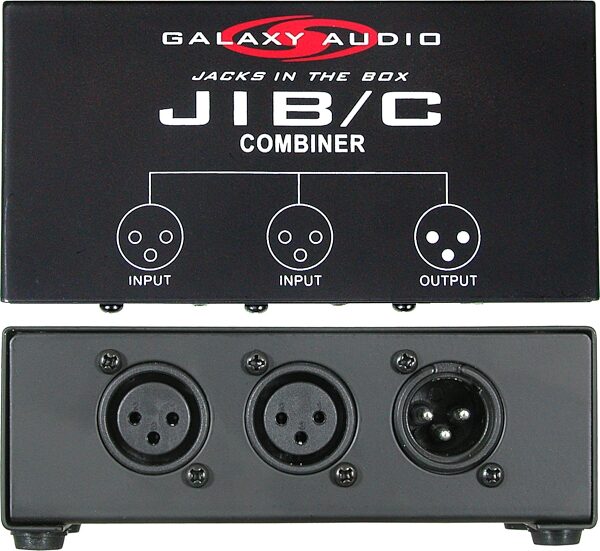 Galaxy Audio JIB/C XLR Combiner, New, Action Position Side