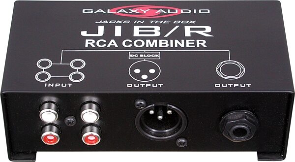 Galaxy Audio JIB/R RCA Combiner, New, Action Position Back