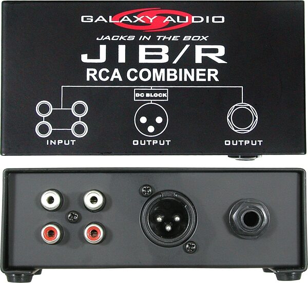Galaxy Audio JIB/R RCA Combiner, New, Action Position Back