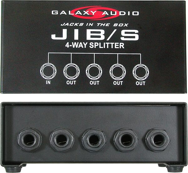 Galaxy Audio JIB/S 4-Way 1/4" Splitter, New, Action Position Side