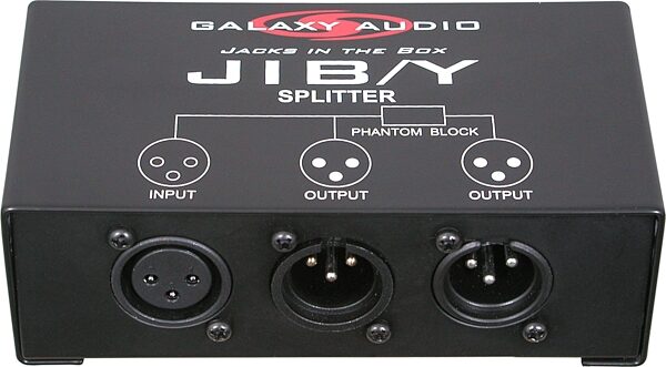 Galaxy Audio JIB/Y 3-Way XLR Splitter, New, Action Position Front