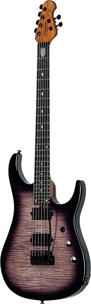 Sterling by Music Man JP150 FM DiMarzio Electric Guitar (with Gig Bag), Purple, Action Position Back
