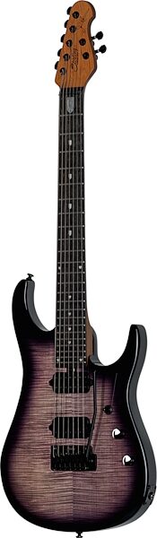 Sterling by Music Man JP157 DiMarzio Electric Guitar (with Gig Bag), Purple, Action Position Back