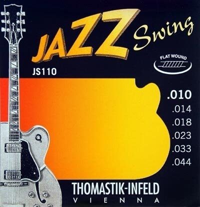 Thomastik-Infeld Jazz Swing Flatwound Electric Guitar Strings, 10-44, JS110, Light, Main