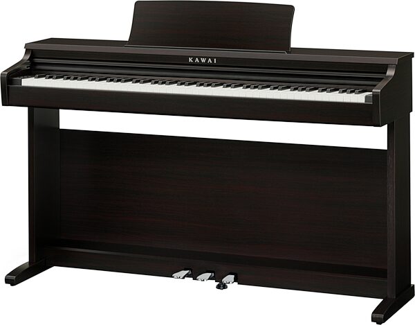 Kawai KDP120 Digital Piano, Premium Rosewood, Action Position Back
