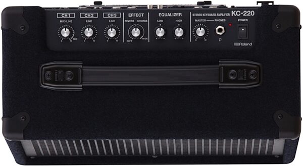 Roland KC-220 Battery-Powered Stereo Keyboard Amplifier, New, Top