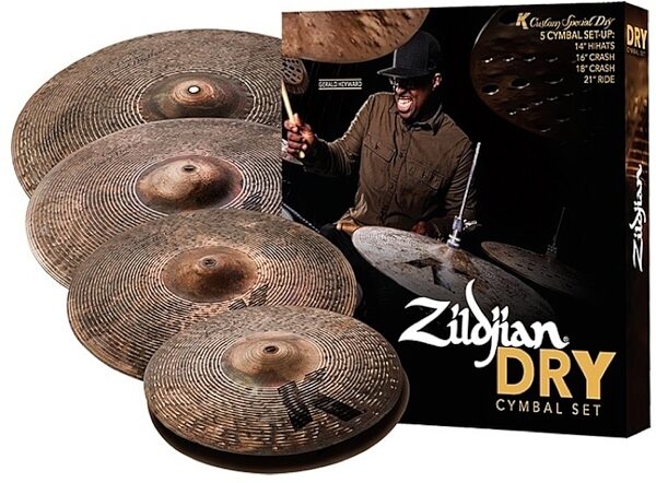 Zildjian K Custom Special Dry Cymbal Pack, With Free Cymbal Bag, Main