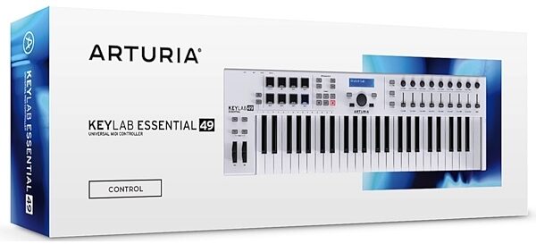 Arturia Keylab 49 Essential Keyboard Controller, 49-Key, White, Alt