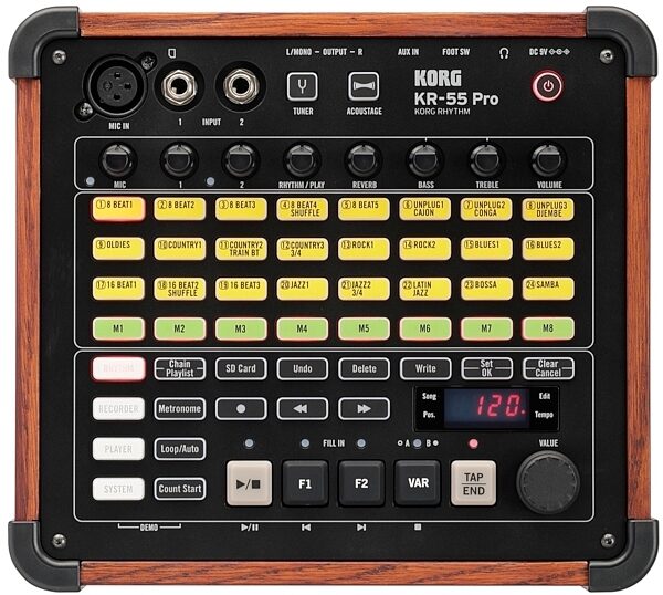 Korg KR-55 Pro Electronic Drum Machine, Warehouse Resealed, Main
