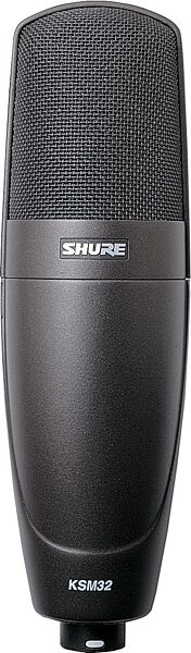 Shure KSM32 Studio Condenser Microphone, Charcoal Gray, KSM32/CG, Charcoal Gray