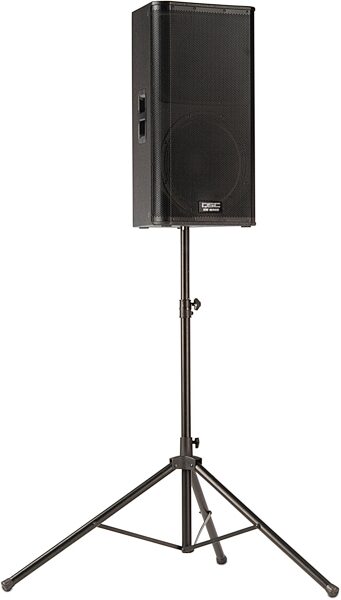 QSC KW152 2-Way Powered Loudspeaker (1000 Watts, 1x15"), New, On Stand 1
