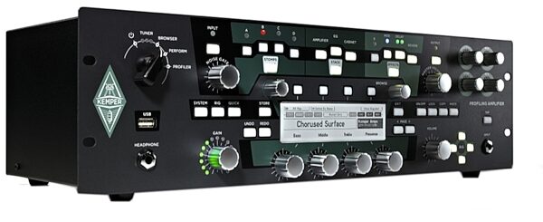 Kemper Profiler PowerRack Modeling Rack Amplifier Head (600 Watts), New, Angle