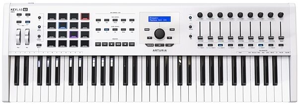 Arturia KeyLab 61 MKII USB MIDI Controller Keyboard, White, Scratch and Dent, Main