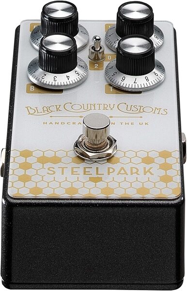 Laney Steelpark Black Country Custom Boost Pedal, New, Action Position Back
