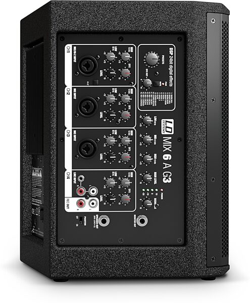 LD Systems MIX 6 A G3 Powered Portable PA System, New, Action Position Back