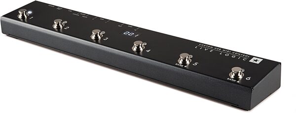 Blackstar Live Logic 6-Button USB MIDI Foot Controller, New, Action Position Back
