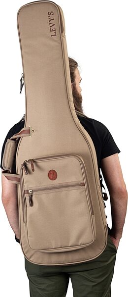 Levy's 200-Series Deluxe Electric Guitar Gig Bag, New, Detail Side